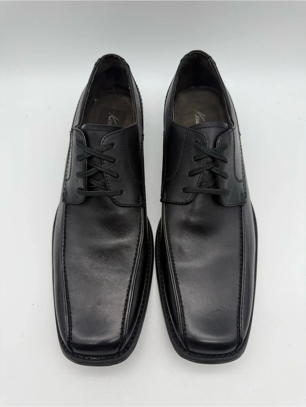 BRAND NEW Kenneth Cole New York Smart Move Black Bicycle Toe Oxford Sz US 10.5